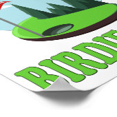 Poster Joyeux Birdie To Me - Funny Golf to Golfer Anniver (Coin)