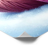 Poster Joyeux bonhomme de neige par sapin de Noël dans un (Coin)