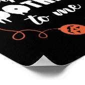 Poster Joyeux Boothday To Me Fun Halloween Anniversaire (Coin)