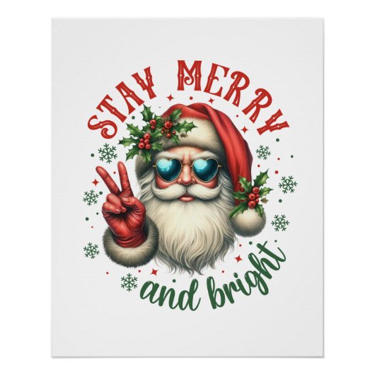 Poster Joyeux cadeau de Noël (Devant)