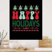 Poster Joyeux cadeau de Noël (Cuisine)