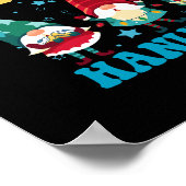 Poster Joyeux cadeau Hanoukka mignon juif Gnomes magiques (Coin)