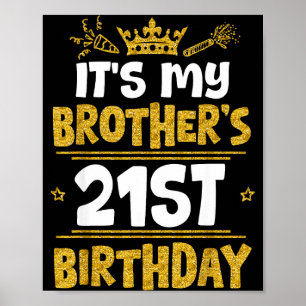 Poster Joyeux C'est Les 21 Ans De Mon Frère 2004 21 Ans