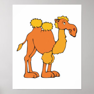 Poster joyeux chameau