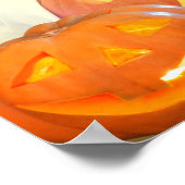 Poster Joyeux Chiens mignons d'Halloween en costumes fant (Coin)