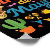 Poster Joyeux Cinco De Mayo Fiesta Parti Mexicain Hommes  (Coin)