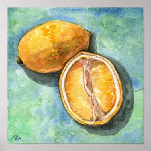 Poster Joyeux citron (Devant)