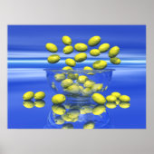 Poster Joyeux citrons (Devant)