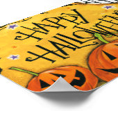 Poster Joyeux Citrouilles d'Halloween (Coin)