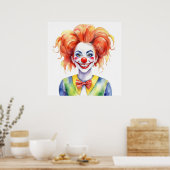 Poster Joyeux Clown (Cuisine)