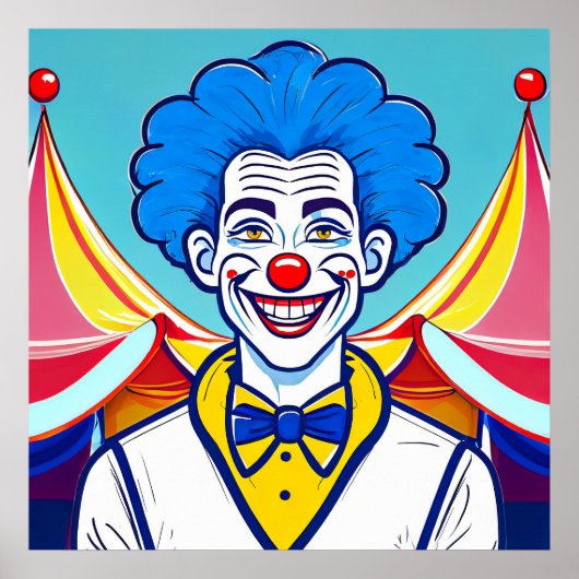 Poster Joyeux Clown (Devant)
