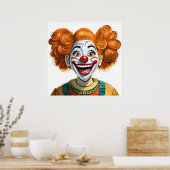 Poster Joyeux Clown (Cuisine)