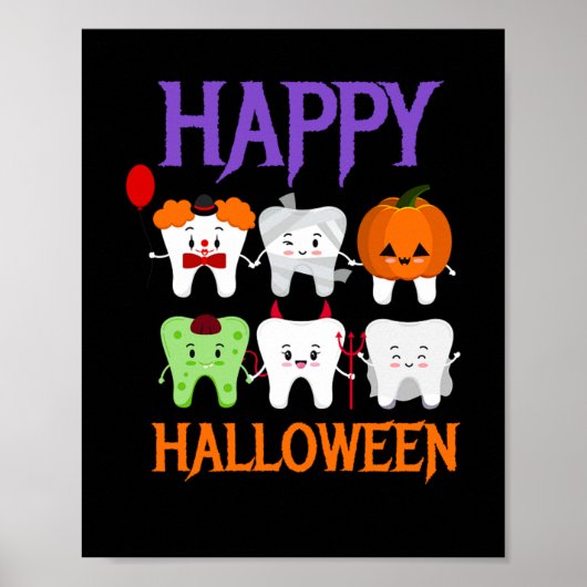 Poster Joyeux Costume d'Halloween Fée dent (Devant)