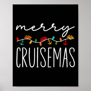Poster Joyeux Croisièmas Croisière Mas Noël Croisière
