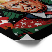 Poster Joyeux Démocrates de Noël Fileux Ya Funny Noël (Coin)