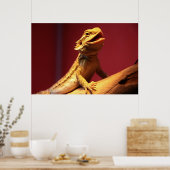 Poster Joyeux dragon à poils (Cuisine)