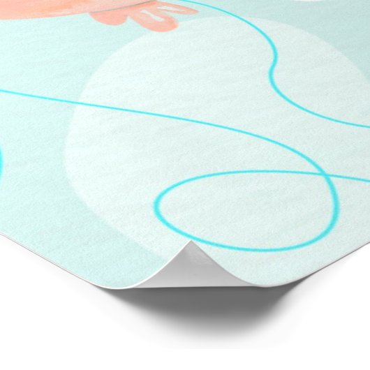 Poster Joyeux dragon d'anniversaire (Coin)