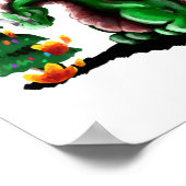 Poster Joyeux dragon de Noël (Coin)