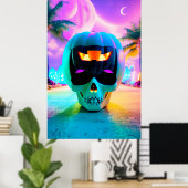 Poster Joyeux Easterween (Bureau à domicile)