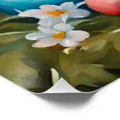 Poster Joyeux écureuil de Pâques avec oeufs de Pâques, Fl (Coin)