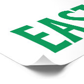 Poster Joyeux Eggster - Oeuf de Pâques (Coin)