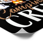 Poster Joyeux équipage de camping Éffrayant Halloween Cam (Coin)