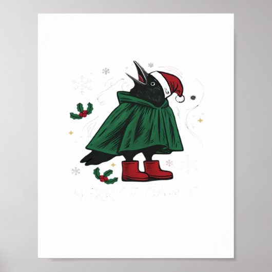 Poster Joyeux F Caw F Style Graphique Amusant (Devant)