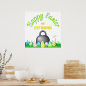 Poster Joyeux Fitness Pâques ! (Cuisine)