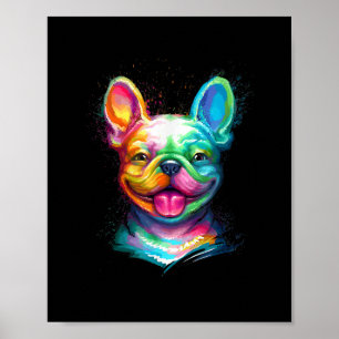Poster Joyeux French Bulldog