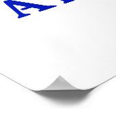 Poster Joyeux gâteau d'anniversaire pour l'Amérique (Coin)