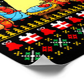 Poster Joyeux Glizzmas vilains sweaters de Noël Hot Dogs  (Coin)