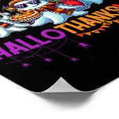 Poster Joyeux Hallothanksmas Ghost Halloween Thanksgiving (Coin)