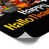 Poster Joyeux Hallothanksmas Gnomes Halloween Thanksgivin (Coin)