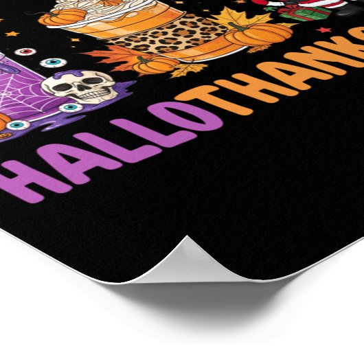 Poster Joyeux Hallothanksmas Halloween Thanksgiving Chris (Coin)