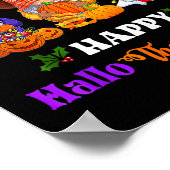 Poster Joyeux Hallothanksmas Trois Gnomes Halloween Joyeu (Coin)