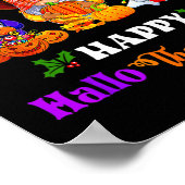 Poster Joyeux Hallothanksmas Trois Gnomes Halloween Joyeu (Coin)