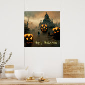Poster Joyeux Halloween (Cuisine)