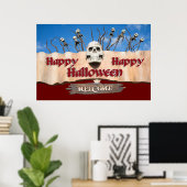Poster Joyeux Halloween (Bureau à domicile)