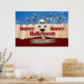 Poster Joyeux Halloween (Cuisine)