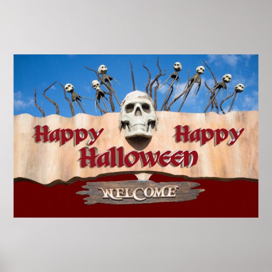 Poster Joyeux Halloween (Devant)