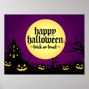 Poster Joyeux halloween