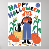 Poster Joyeux Halloween (Devant)