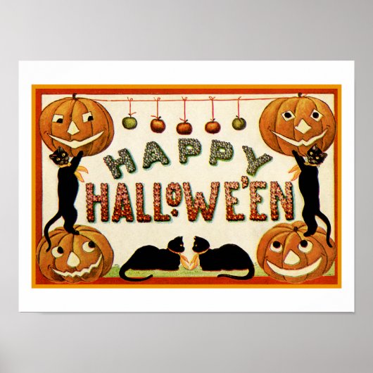 Poster Joyeux Halloween (Devant)