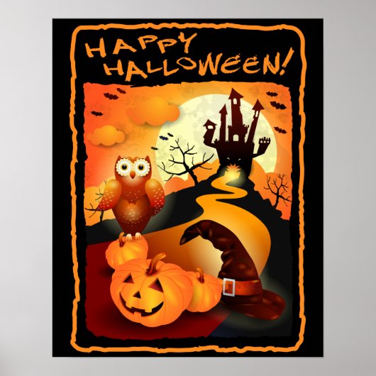 Poster Joyeux Halloween ! (Devant)