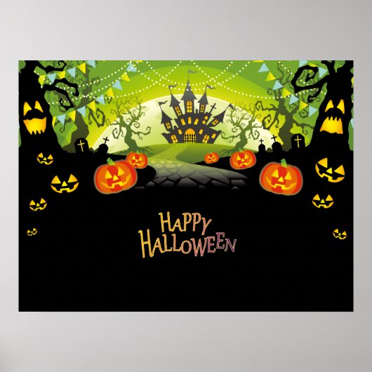 Poster Joyeux Halloween (Devant)