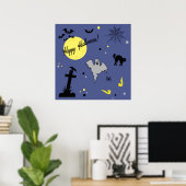 Poster Joyeux Halloween (Bureau à domicile)
