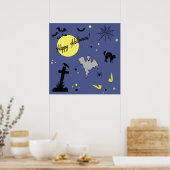 Poster Joyeux Halloween (Cuisine)