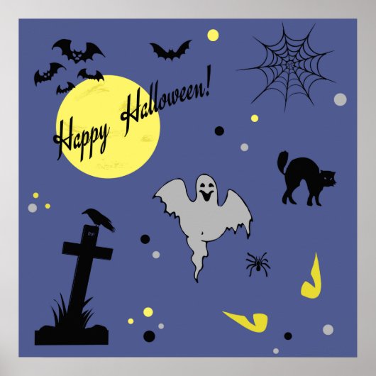 Poster Joyeux Halloween (Devant)