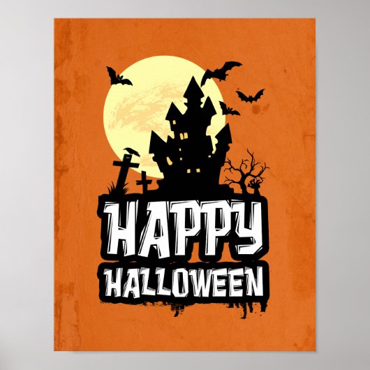 Poster Joyeux Halloween (Devant)