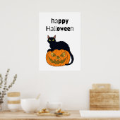 Poster Joyeux Halloween (Cuisine)